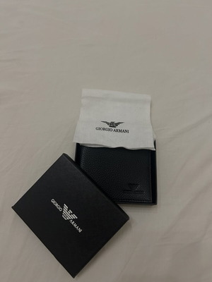 Armani wallet, black