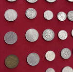 East German coins, 45 pieces