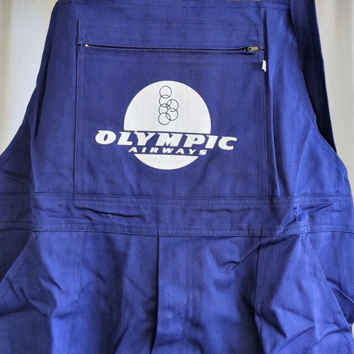 Olympic Airways collectible work overalls XL new