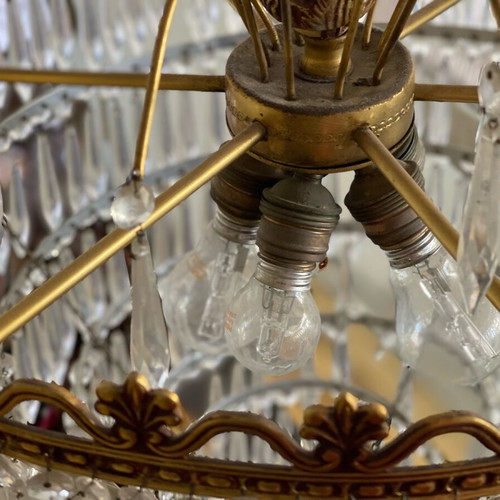 Vintage large chandelier used