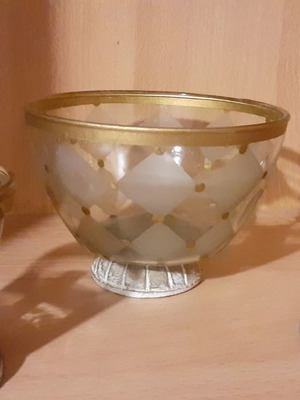 Vintage glass set used