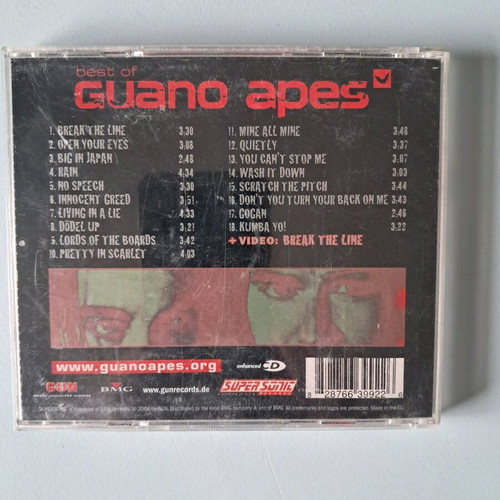 Guano Apes Planet of the Apes CD like new, metal