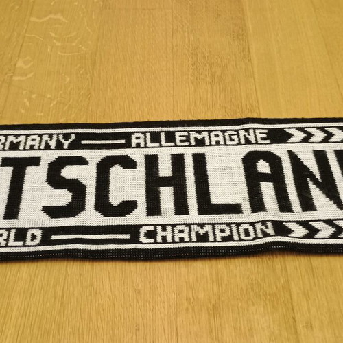 Germany 90s scarf new, double-sided