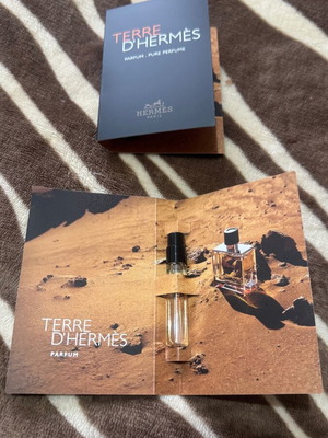 Terre d'Hermès Parfum mini perfume for men new 2 x 2ml