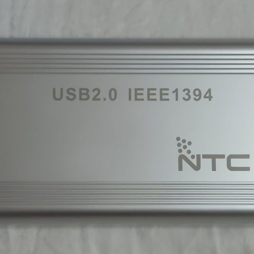 IDE 3.5" External Hard Drive Enclosure Aluminum USB2.0/Firewire New