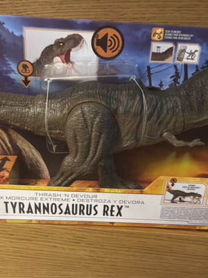 Mattel Jurassic World Dominion Thrash 'N Devour Tyrannosaurus Rex new