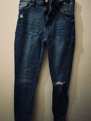 Τζιν ψηλομέσο αφόρετο Bershka μέγεθος L 40 12 ελαστικό