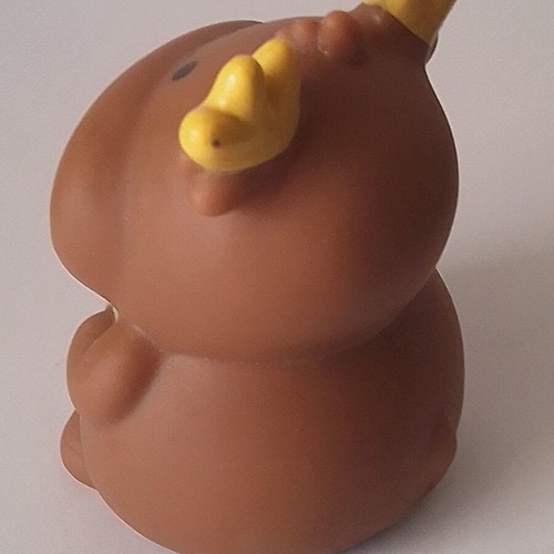 Reindeer bath squeeze toy figure used