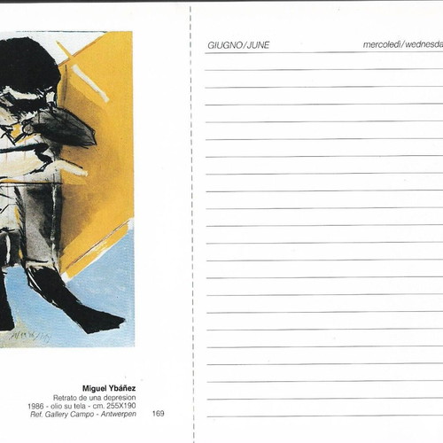 '88 I Giorni E Gli Artisti Italian Diary 1988 used