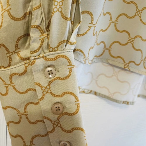 Nadia Rapti Shirt like new, beige and gold, size M