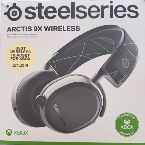 SteelSeries Arctis 9X used wireless gaming headset with Bluetooth