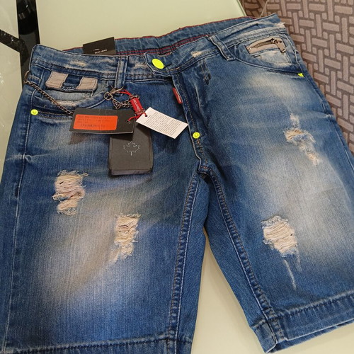 Dsquared2 denim shorts large new, blue