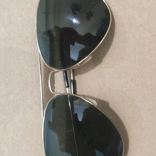 RayBan sunglasses new, black and gold