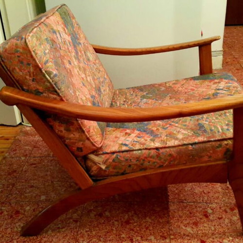 Wooden armchair vintage