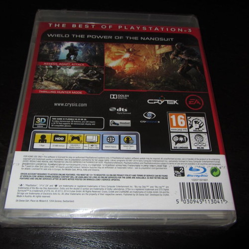 Crysis 3 Sony PlayStation 3 new sealed