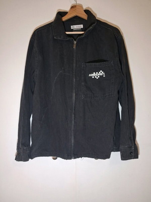 Zara x Minecraft Denim Jacket 15 Years Anniversary like new, size 13-14