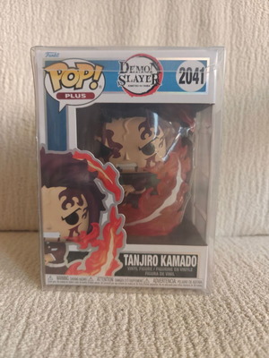Funko Pop Plus Demon Slayer Tanjiro Kamado #2041 with Protector new
