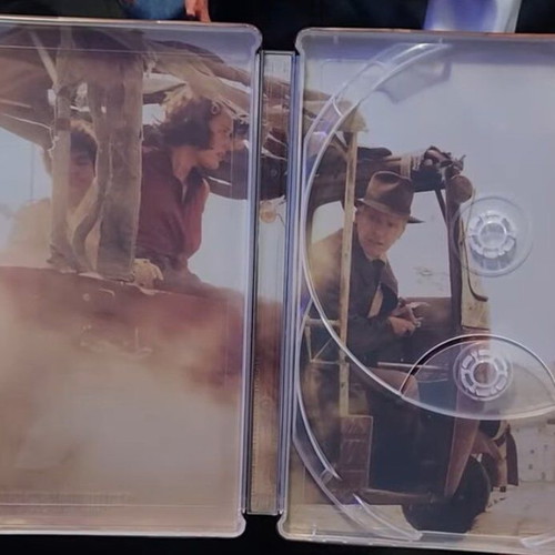 Indiana Jones and the Dial of Destiny 4K Ultra HD Blu-Ray new, limited edition steelbook
