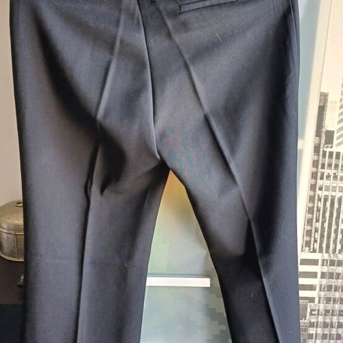 Benetton black pants like new, 91% wool, size S