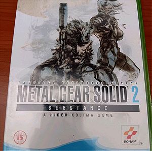 Metal gear solid 2 substance ( xbox )
