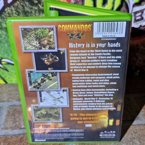 Commandos 2 Men Of Courage Xbox mint