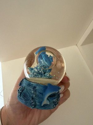 Snow globe used, no damage