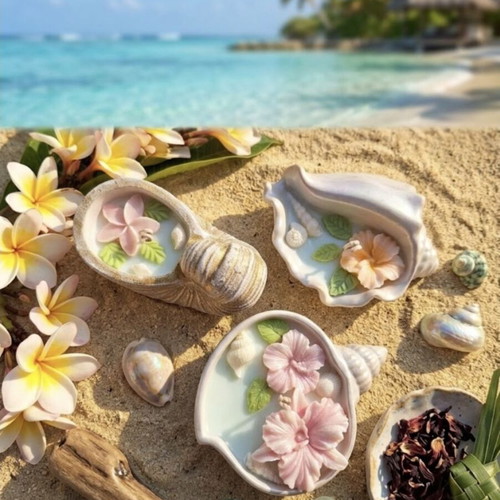 Summer scented plant-based candles Aqua aroma