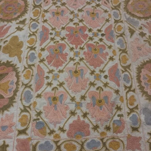 Tablecloth with chain stitch new, size 1.43x0.83