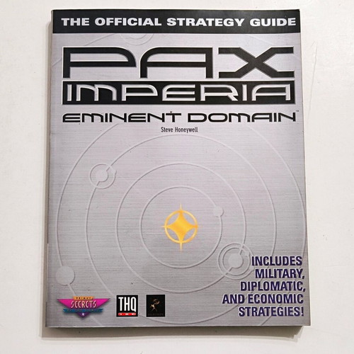 Strategy Guide Pax Imperia like new, in English