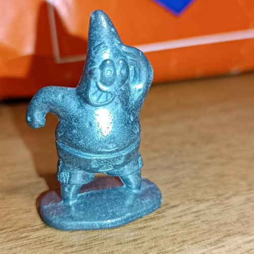Pewter Spongebob SquarePants Patrick Star figure used replacement
