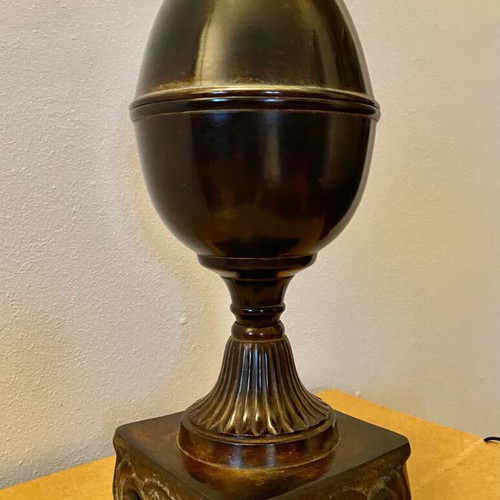 Metal decorative egg made of iron like new