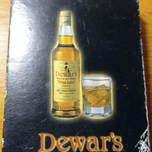 Dewar's Casino Magic playing cards vintage, like new, set of two