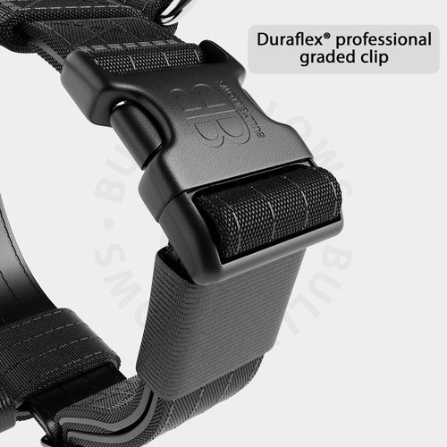 BullyBillows TRI-Harness® dog harness new, anti-pull, 3 attachment points