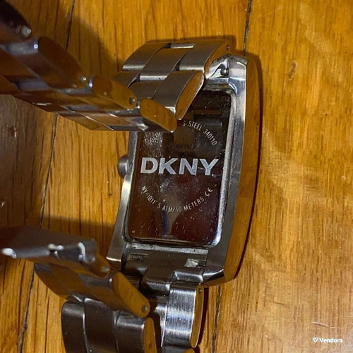 DKNY Vintage men's watch used, gray, with original box and papers