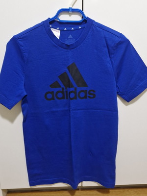 Adidas Teen T-Shirt Like New, Black and Blue, Size 176 cm