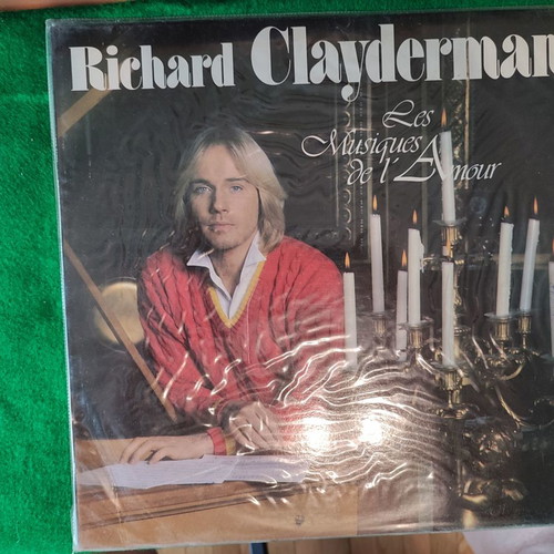 Richard Clayderman collection 7 used vinyl records 1977-1985