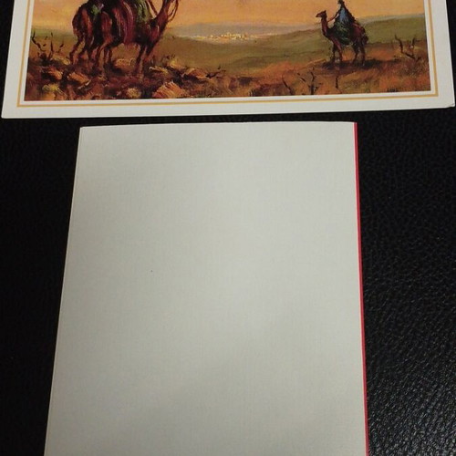 Christmas cards and tags like new, pack of 6 cards and 9 tags