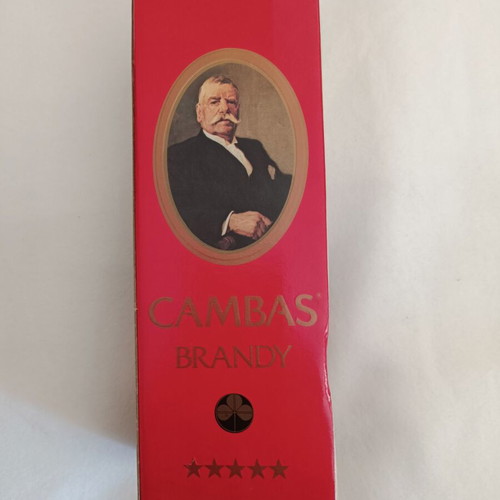 Brandy Cambas 5 Stars 1968 sealed, 700ml with box