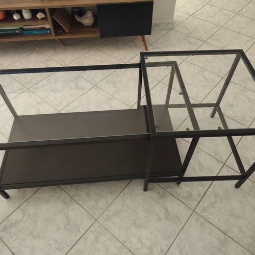 IKEA VITTSJÖ coffee tables set of 2, like new