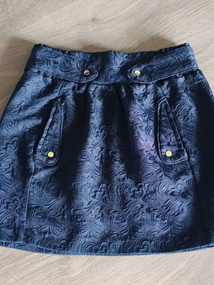 Sfera jacquard skirt dark blue size M like new