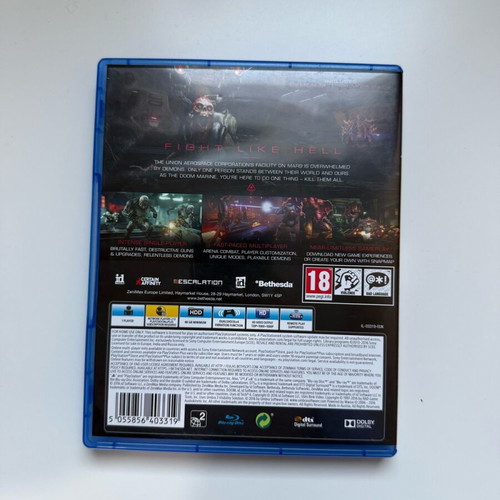Doom PlayStation 4 like new
