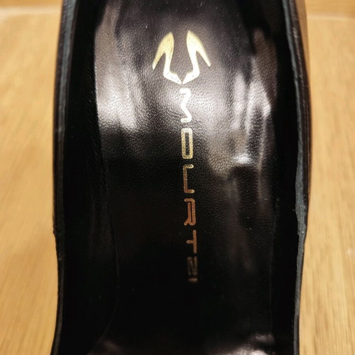 Mourtzi black stiletto shoe like new, size 38