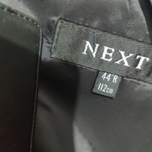 Next navy blue pure new wool blazer like new, size UK44