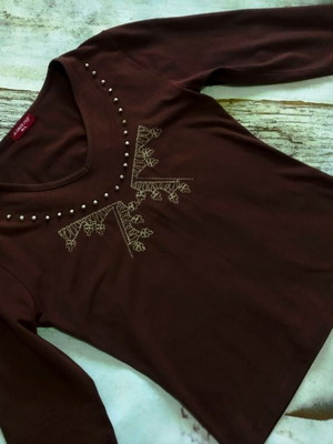 MARGO SUG blouse used, brown, size S/M