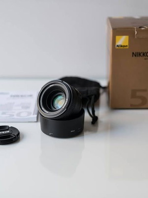 Nikon AF-S Nikkor 50mm f/1.8G φακός σαν καινούργιο, συμβατός με full frame