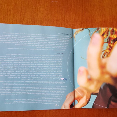 Madonna CD pack used with booklet and notes
