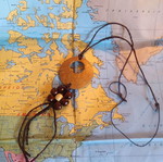 Handmade long necklace