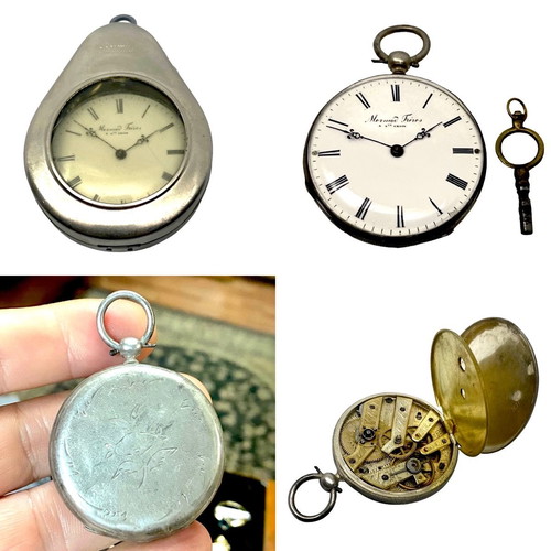 Mermod Freres Antique 1850 Pocket Watch Handmade, Rare