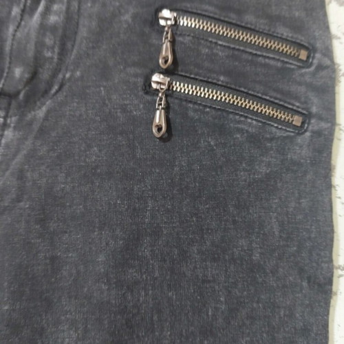 Skinny pants leggings used, gray, size M