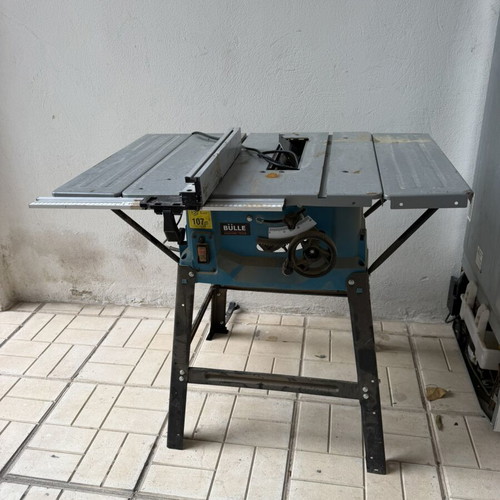 BULLE bench table saw 1800W 5000rpm used, missing blade and screw